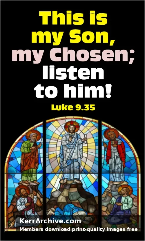 Year C Epiphany Transfiguration Sunday