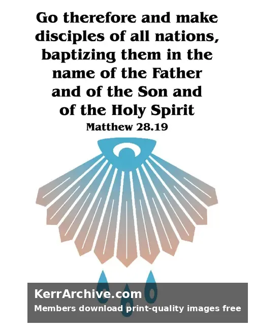 Trinity Sunday — Matthew 28:19