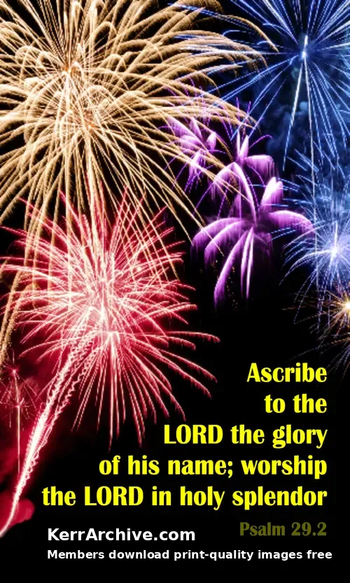 Trinity Sunday — Psalms 29:2