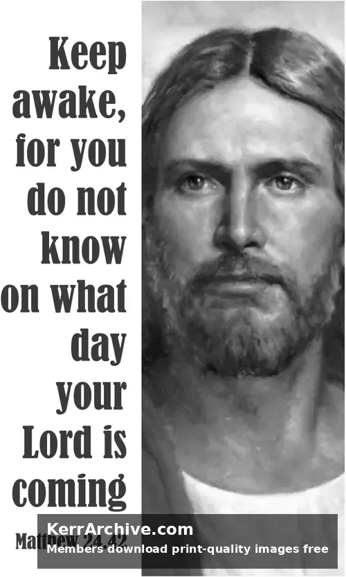 Year A Advent First Sunday (grayscale)