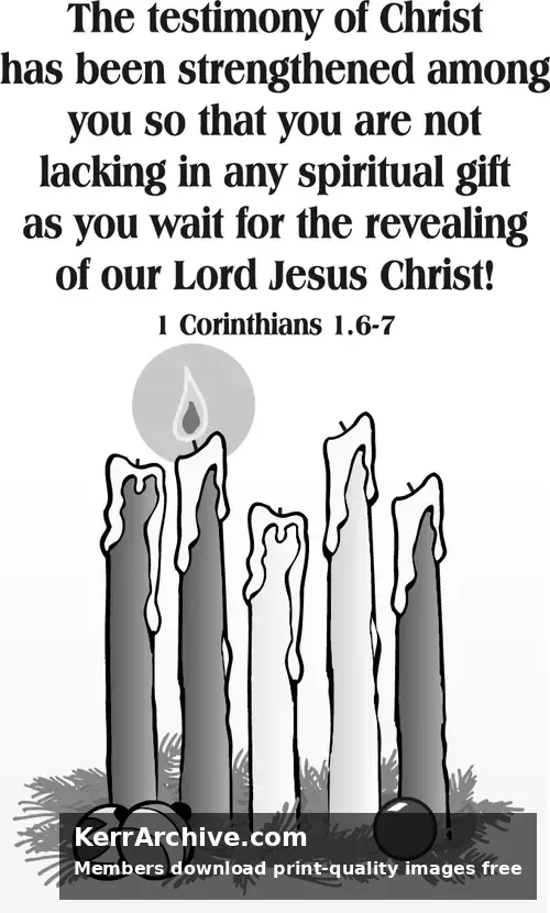 Year B Advent First Sunday (grayscale)
