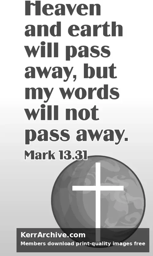 Year B Advent First Sunday (grayscale)