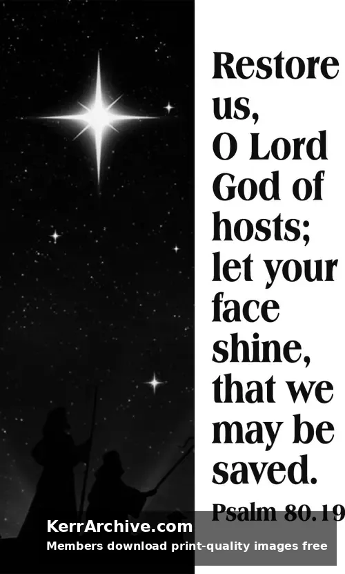 Year B Advent First Sunday (grayscale)