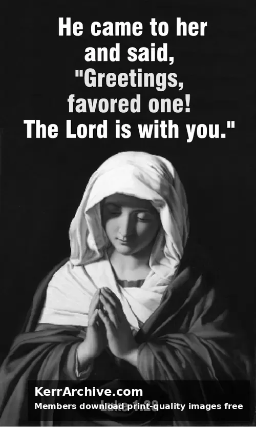Advent Fourth Sunday (grayscale)