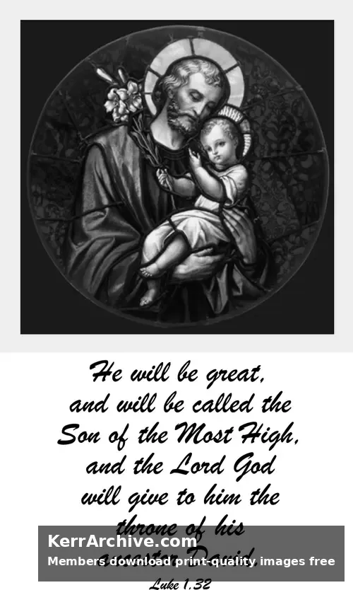 Year B Advent Four Sunday — Luke 1:32 (grayscale)