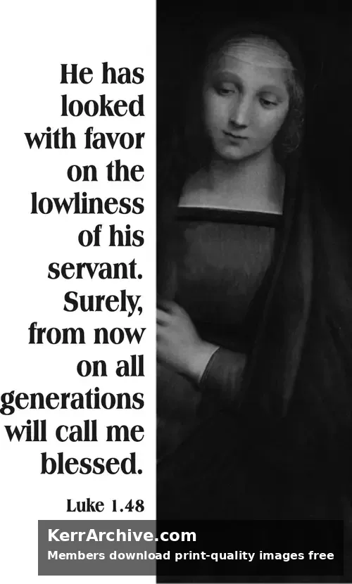 Year C Advent Fourth Sunday (grayscale)