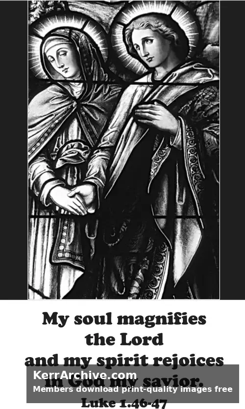 Year C Advent Fourth Sunday (grayscale)