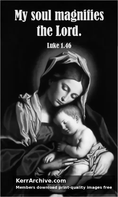 Year C Advent Fourth Sunday (grayscale)