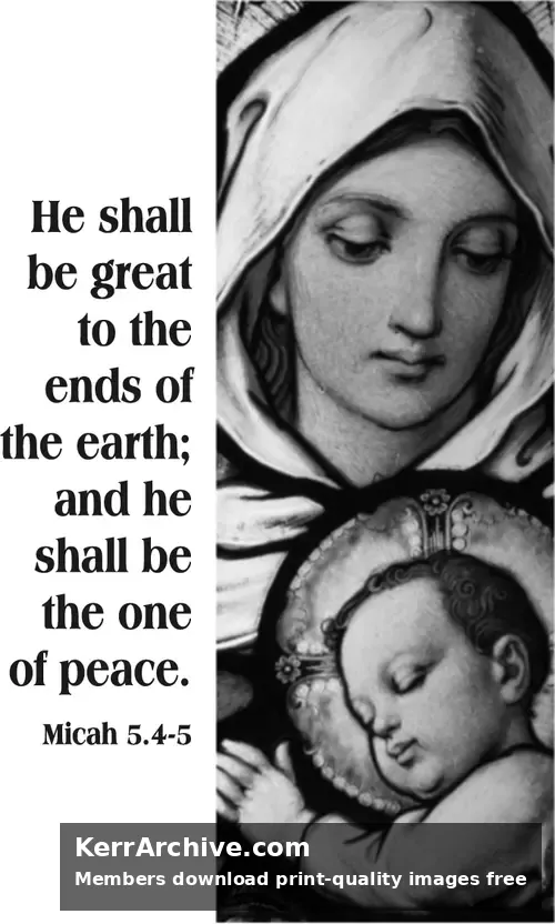 Year C Advent Fourth Sunday (grayscale)