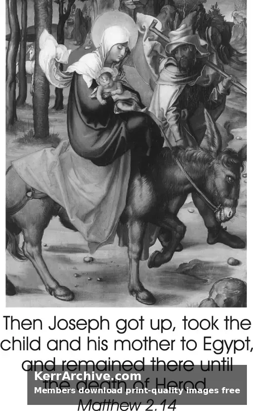 Year C Advent Fourth Sunday (grayscale)