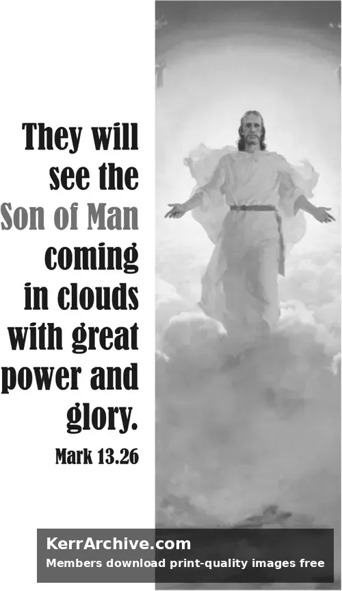 Year B Advent First Sunday (grayscale)