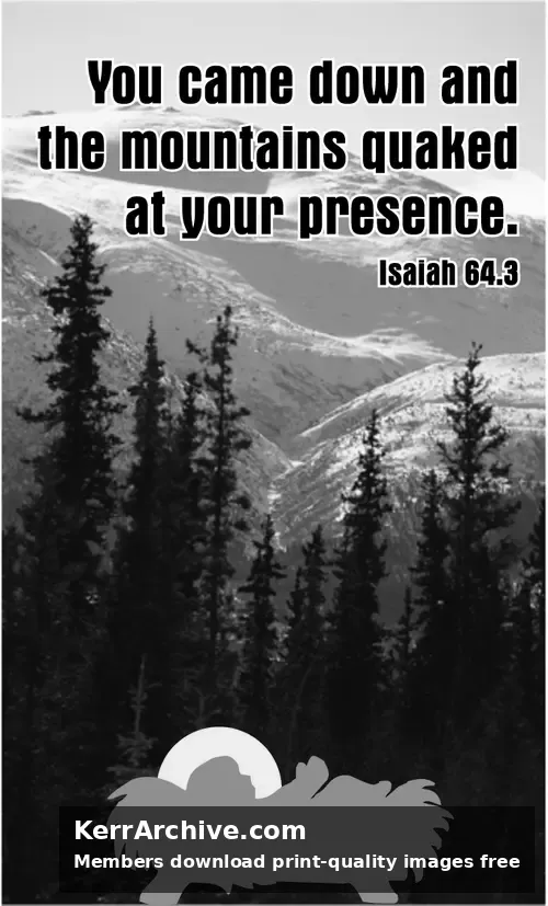 Year B Advent First Sunday (grayscale)