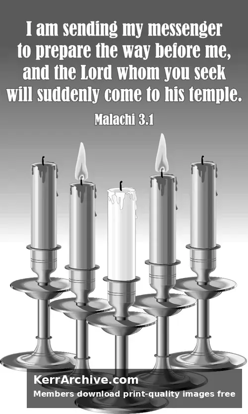 Year C Advent Second Sunday (grayscale)