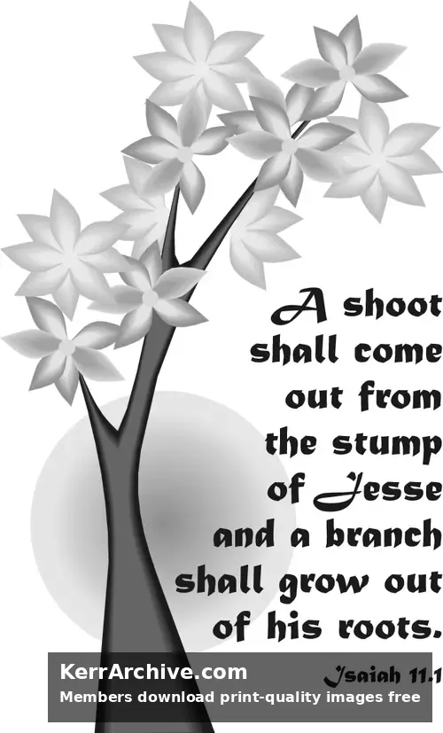 Year A Advent Second Sunday (grayscale)