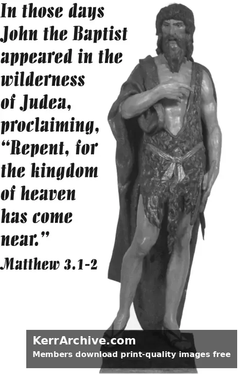 Year A Advent Second Sunday (grayscale)