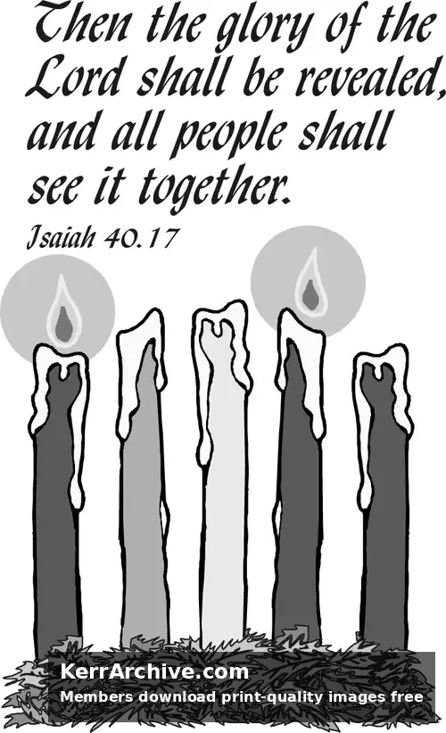 Year B Advent Second Sunday (grayscale)