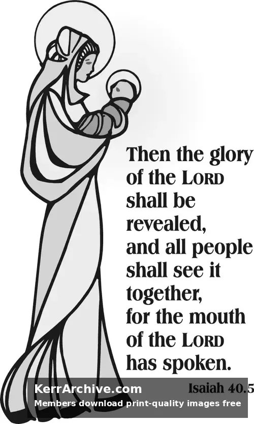 Year B Advent Second Sunday (grayscale)