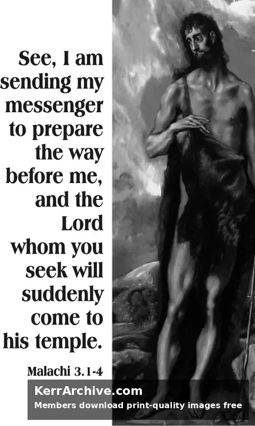 Year C Advent Second Sunday (grayscale)