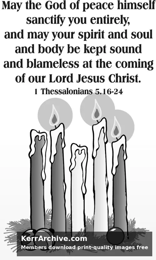 Year B Advent Third Sunday (grayscale)