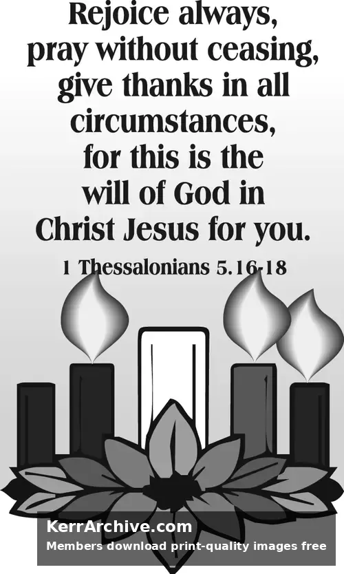 Year B Advent Third Sunday (grayscale)