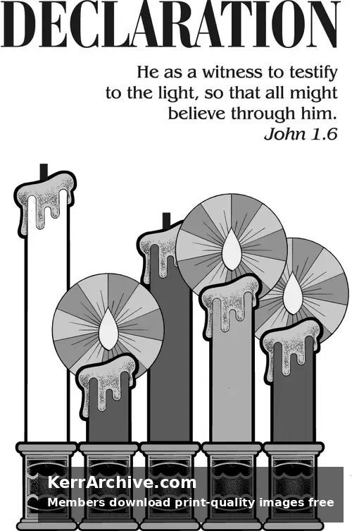 Year B Advent Third Sunday (grayscale)