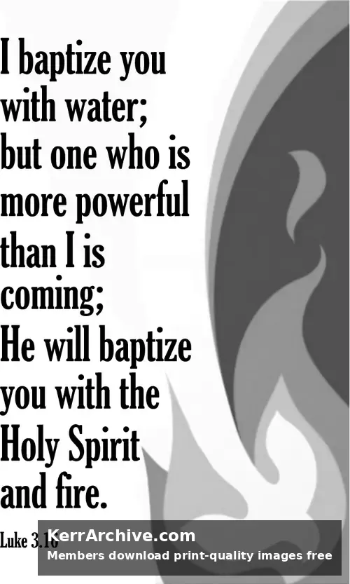 Year C Advent Sunday — Luke 3:16 (grayscale)
