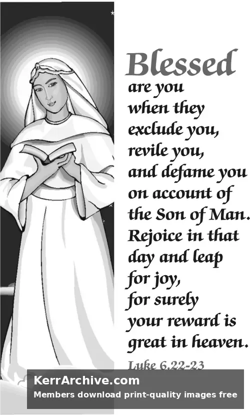 Year C After Pentecost All Saints Day (grayscale)