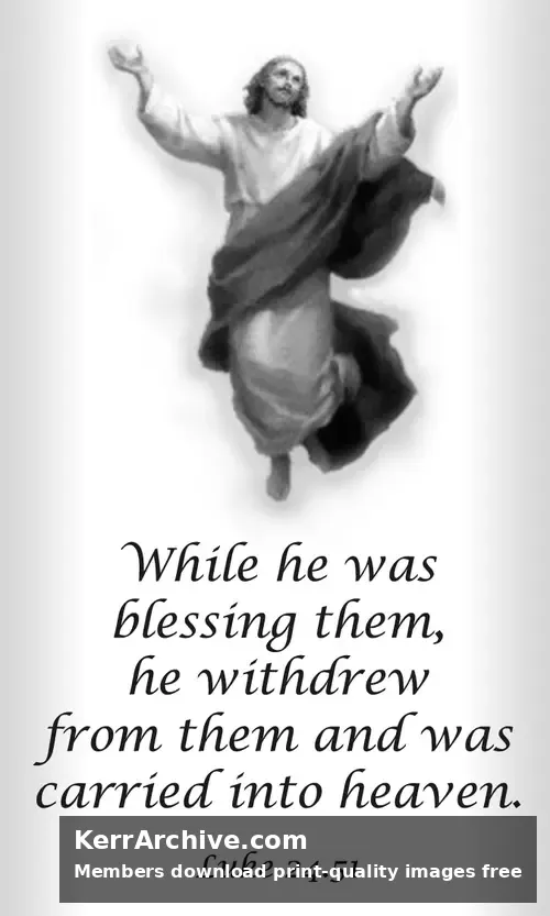 Year B Easter Ascension Day (grayscale)