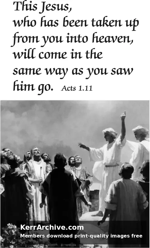 Year B Easter Ascension Day (grayscale)