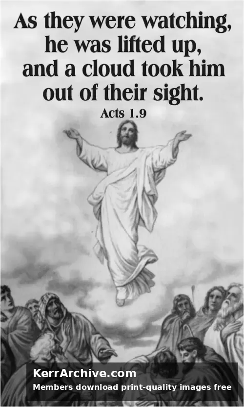 Year B Easter Ascension Day (grayscale)