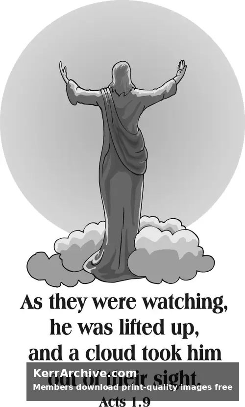 Year C Easter Ascension Day (grayscale)