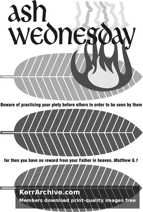 Year B Lent Ash Wednesday (grayscale)