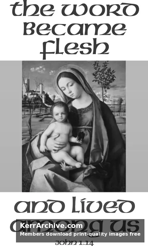 Year B Christmas Christmas Eve/Day (grayscale)