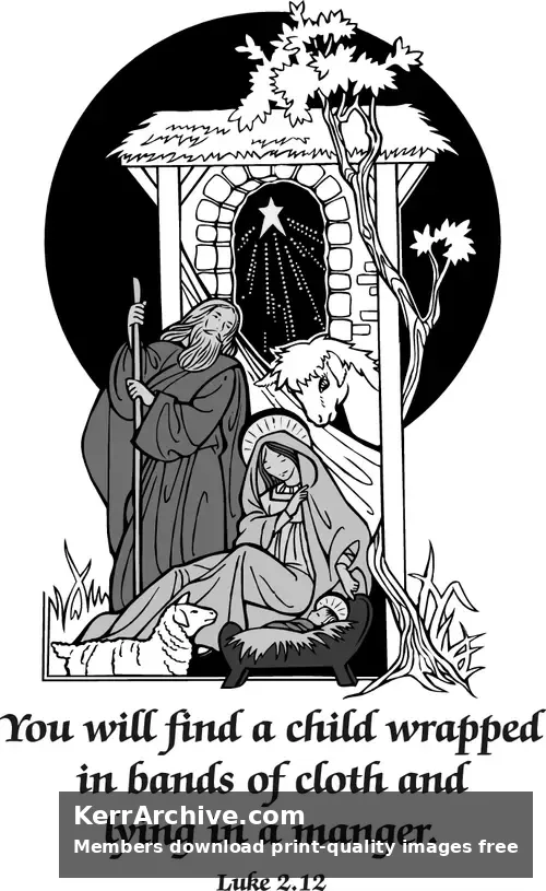 Year B Christmas Christmas Eve/Day (grayscale)