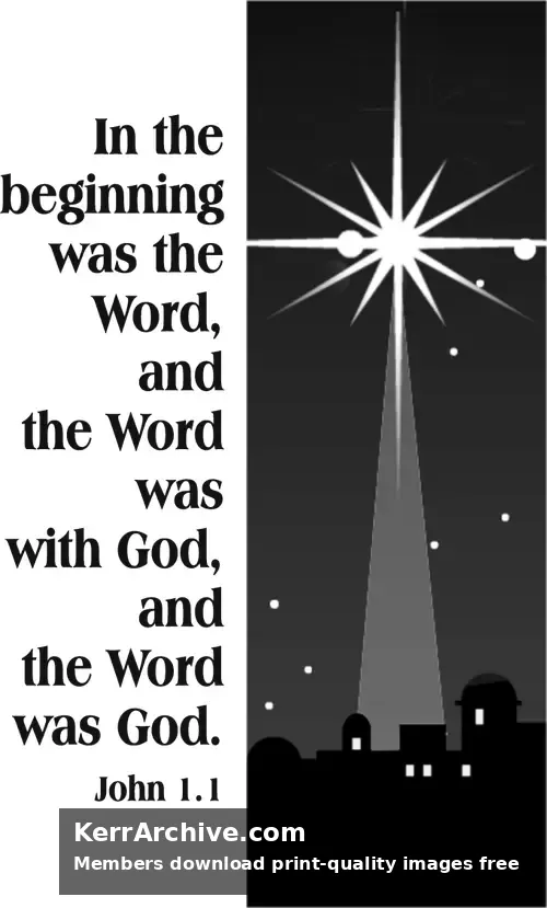 Year B Christmas Christmas Eve/Day (grayscale)