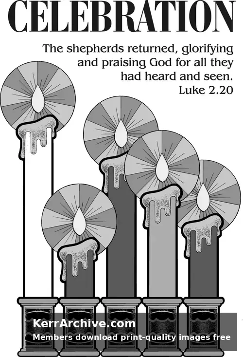 Year B Christmas Christmas Eve/Day (grayscale)