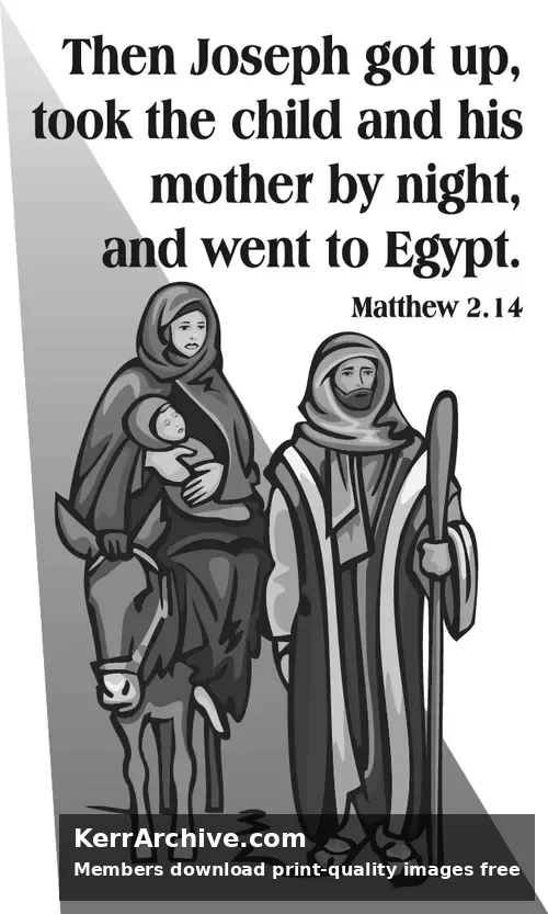 Year A Christmas First Sunday After Christmas (grayscale)