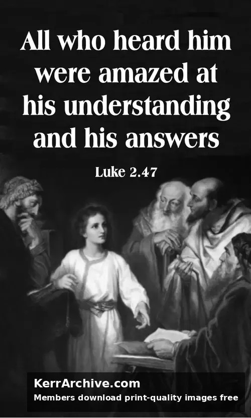 Year C Christmas First Sunday — Luke 3:47 (grayscale)
