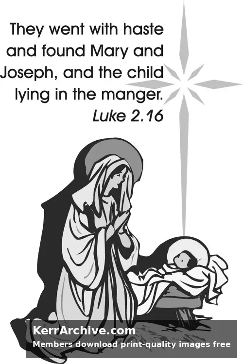 Year B Christmas Christmas Eve/Day (grayscale)