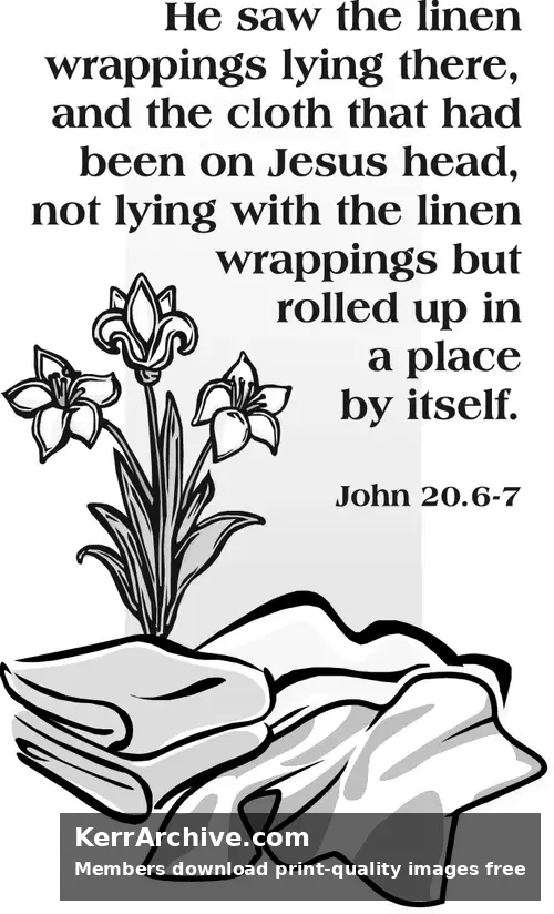Year A Easter Easter Sunday (grayscale)