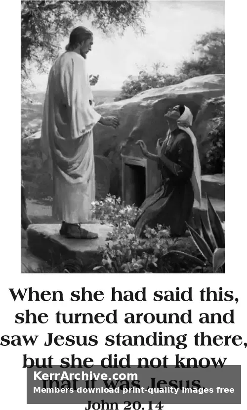 Year A Easter Easter Sunday (grayscale)