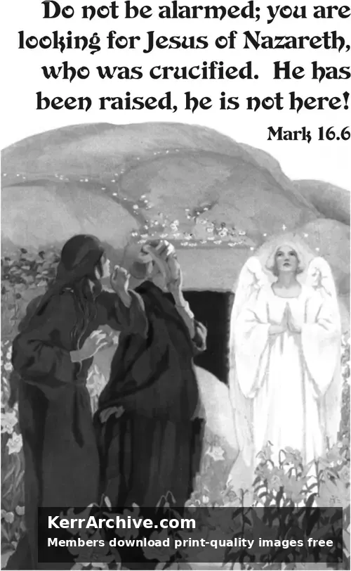 Year B Easter Easter Sunday (grayscale)