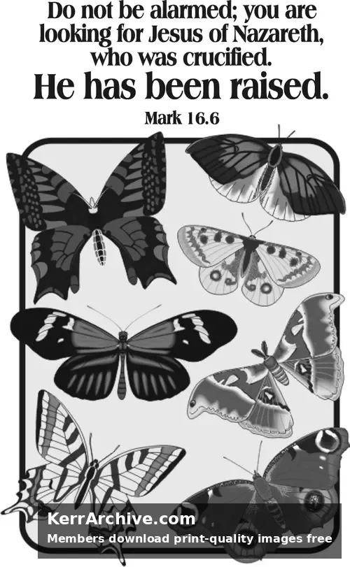 Year B Easter Easter Sunday (grayscale)