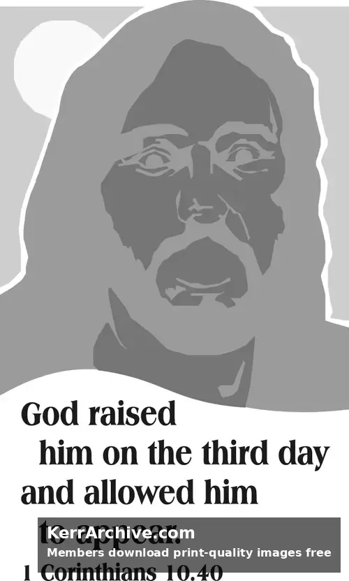 Year C Easter Easter Sunday (grayscale)