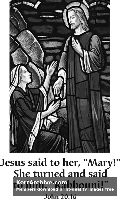 Year C Easter Easter Sunday (grayscale)