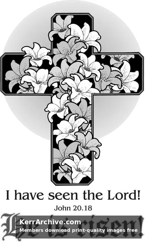 Year C Easter Easter Sunday (grayscale)