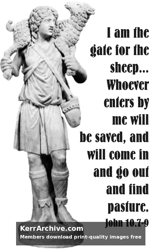 Year A Easter Fourth Sunday (grayscale)