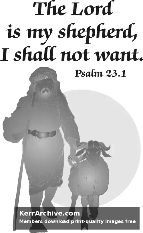 Year C Easter Fourth Sunday (grayscale)