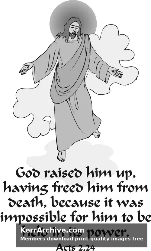 Year A Easter Second Sunday (grayscale)