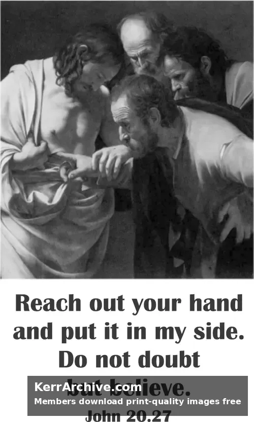 Year A Easter Second Sunday (grayscale)